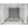 Mexen Exo-BR Duo double swing shower door 90 cm, transparent, gold - 8182-090-000-50-00