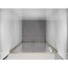 Mexen Exo-R swing shower doors 95 cm, transparent, gold - 819-095-000-50-00