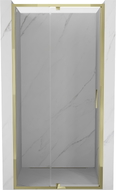 Mexen Exo-R hinged shower door 105 cm, transparent, gold - 819-105-000-50-00