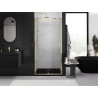 Mexen Exo-R swing shower door 110 cm, transparent, gold - 819-110-000-50-00