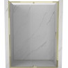Mexen Exo-R hinged shower doors 130 cm, transparent, gold - 819-130-000-50-00