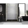 Mexen Exo-R hinged shower doors 130 cm, transparent, gold - 819-130-000-50-00