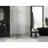 Mexen Exo-R hinged shower doors 130 cm, transparent, gold - 819-130-000-50-00