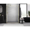 Mexen Exo-R 150 cm Hinged Shower Door, Transparent, Gold - 819-150-000-50-00