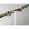 Mexen Exo-S sliding shower cabin 130 x 95 cm, transparent, gold - 8151-130-095-50-00