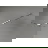 Mexen Kioto-X Walk-in Shower Wall 130 x 200 cm, Transparent 10 mm, Chrome - 800-130-101-01-00-X