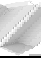 Mexen Kioto-X Walk-in Shower Wall 140 x 200 cm, transparent 10 mm, white - 800-140-101-20-00-X