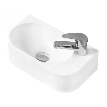 Mexen Viera countertop washbasin left 40 x 21 cm, white - 21274000L