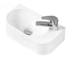 Mexen Viera countertop washbasin left 40 x 21 cm, white - 21274000L