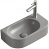 Mexen Viera countertop basin left 40 x 21 cm, light grey matt - 21274061L