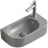 Mexen Viera left countertop washbasin 40 x 21 cm, light gray matte - 21274061L