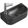 Mexen Viera over-counter right sink 40 x 21 cm, matte black - 21274085R