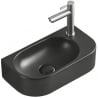 Mexen Viera countertop washbasin left-hand 40 x 21 cm, Black matt - 21274085L