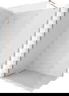 Mexen Kioto-X Walk-in Shower Screen 60 x 200 cm, clear 10 mm, brushed copper - 800-060-101-65-00-X