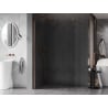 Mexen Kioto-X Walk-in Shower Wall 80 x 200 cm, Transparent 10 mm, Brushed Copper - 800-080-101-65-00-X
