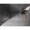 Mexen Kioto-X Walk-in Shower Wall 80 x 200 cm, Transparent 10 mm, Brushed Copper - 800-080-101-65-00-X