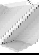 Mexen Kioto-X Walk-in Shower Wall 130 x 200 cm, Transparent 10 mm, Brushed Gun Gray - 800-130-101-66-00-X