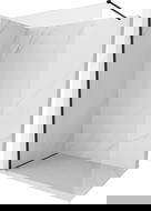 Mexen Kioto-X Walk-in Shower Screen 50 x 200 cm, Transparent 10 mm, Black - 800-050-101-70-00-X