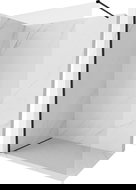 Mexen Kioto-X Walk-in Shower Wall 140 x 200 cm, transparent 10 mm, black - 800-140-101-70-00-X