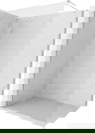 Mexen Kioto-X Walk-in Shower Wall 50 x 200 cm, Transparent 10 mm, Brushed Nickel - 800-050-101-97-00-X