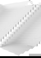 Mexen Kioto-X Walk-in Shower Wall 70 x 200 cm, Frosted 10 mm, Chrome - 800-070-101-01-30-X