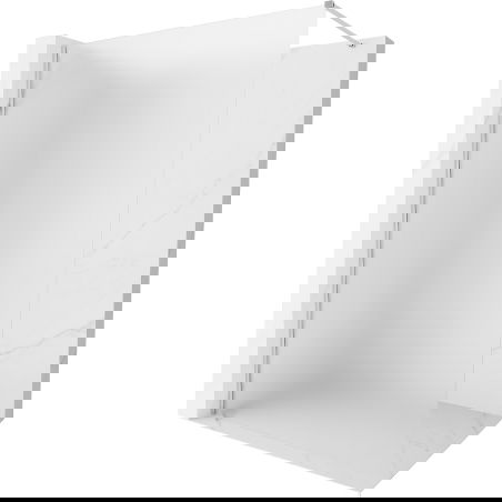 Mexen Kioto-X Walk-in Shower Screen 120 x 200 cm, Frosted 10 mm, Chrome - 800-120-101-01-30-X