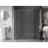 Mexen Kioto-X Walk-in Shower Screen 140 x 200 cm, Frosted 10 mm, Chrome - 800-140-101-01-30-X