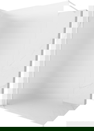 Mexen Kioto-X Walk-in Shower Screen 50 x 200 cm, Frosted 10 mm, White - 800-050-101-20-30-X