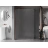 Mexen Kioto-X Walk-in Shower Screen 100 x 200 cm, Frosted 10 mm, Rose Gold - 800-100-101-60-30-X
