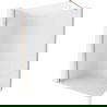 Mexen Kioto-X Walk-in Shower Screen 130 x 200 cm, Frost 10 mm, Brushed Copper - 800-130-101-65-30-X