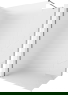 Mexen Kioto-X Walk-in Shower Wall 120 x 200 cm, Frosted 10 mm, Gun Metal - 800-120-101-95-30-X