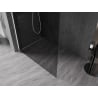 Mexen Kioto-X Walk-in Shower Wall 110 x 200 cm, graphite 10 mm, white - 800-110-101-20-40-X