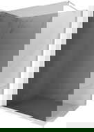 Mexen Kioto-X Walk-in Shower Panel 110 x 200 cm, Graphite 10 mm, White - 800-110-101-20-40-X