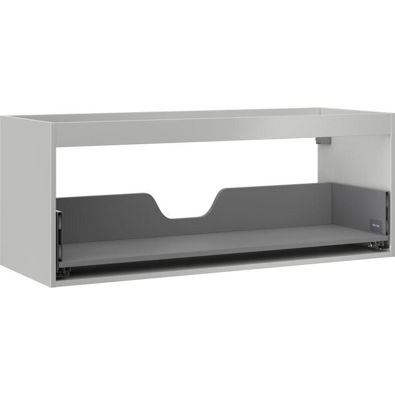 Mexen Box-A cabinet body for washbasin 120 cm, 1 drawer, gray matte - 91AX0-1200-470-1-62