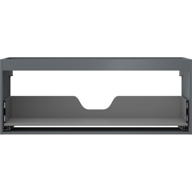 Mexen Box-A Cabinet Body for Washbasin 120 cm, 1 Drawer, Matte Graphite - 91AX0-1200-470-1-66