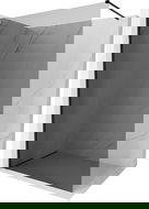 Mexen Kioto-X Walk-in Shower Wall 150 x 200 cm, Graphite 10 mm, Black - 800-150-101-70-40-X