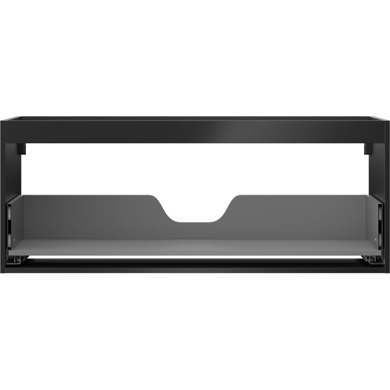 Mexen Box-A base for under-sink cabinet 120 cm, 1 drawer, matte black - 91AX0-1200-470-1-71