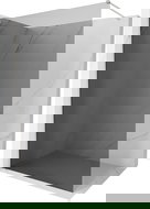 Mexen Kioto-X Walk-in Shower Wall 130 x 200 cm, Graphite 10 mm, Brushed Nickel - 800-130-101-97-40-X