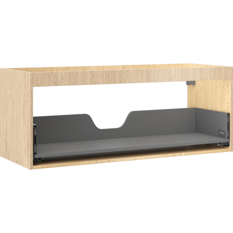 Mexen Box-A cabinet base for washbasin 120 cm, 1 drawer, oak - 91AX0-1200-470-1-81