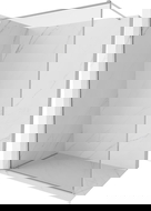 Mexen Kioto-XF Walk-in Shower Screen with Frame 150 x 202 cm, Transparent 10 mm, Chrome - 800-150-104-01-00-X