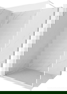 Mexen Kioto-XF shower screen Walk-in with frame 110 x 202 cm, transparent 10 mm, white - 800-110-104-20-00-X