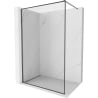 Mexen Kioto-XF Walk-in Shower Wall with Frame 120 x 202 cm, Transparent 10 mm, Brushed Gun Gray - 800-120-104-66-00-X