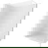 Mexen Kioto-XF Walk-in Shower Screen with Frame 60 x 202 cm, Frosted 10 mm, White - 800-060-104-20-30-X