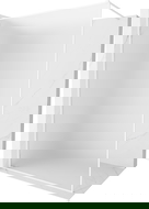 Mexen Kioto-XF Walk-in Shower Wall with Frame 140 x 202 cm, Frosted 10 mm, White - 800-140-104-20-30-X