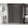 Mexen Kioto-XF Shower Wall Walk-in with Frame 80 x 202 cm, Frosted 10 mm, Brushed Copper - 800-080-104-65-30-X