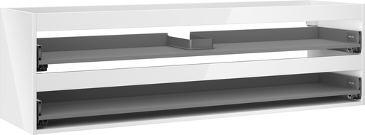 Mexen Box-A cabinet base for washbasin 160 cm, 2 drawers, white gloss - 91AX0-1600-470-2-00