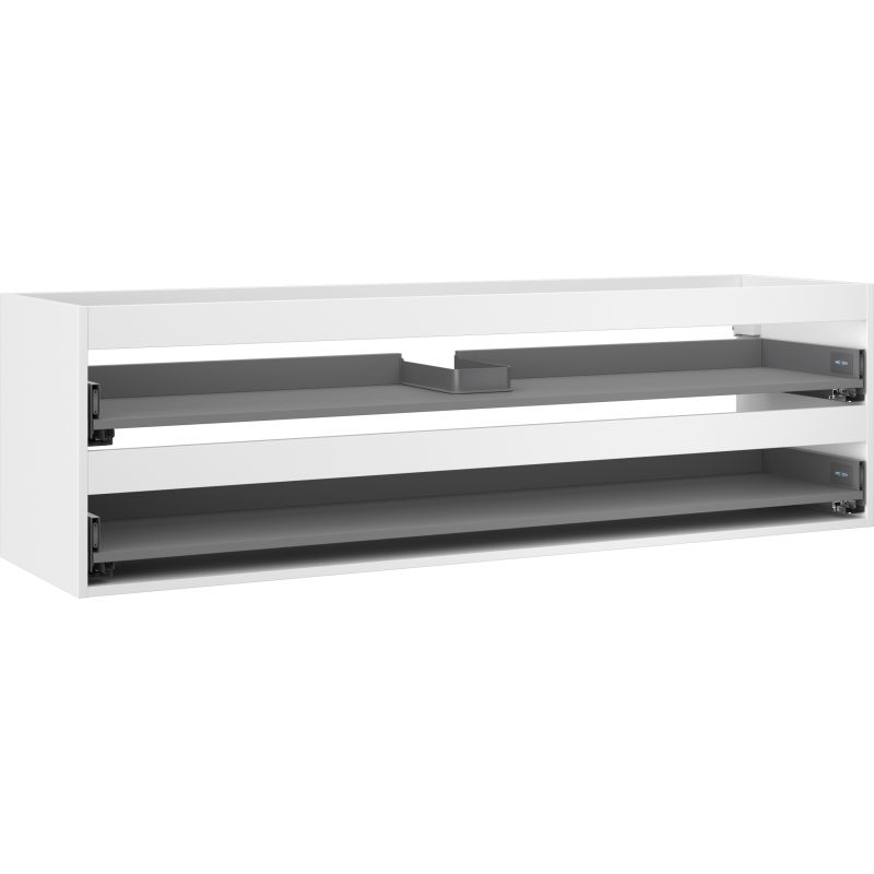 Mexen Box-A cabinet base for washbasin 160 cm, 2 drawers, white matte - 91AX0-1600-470-2-01
