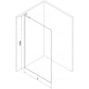 Mexen Kioto-X L Walk-in Shower Panel 120 x 200 cm, clear 10 mm, gold - 800-120-107-50-00-X