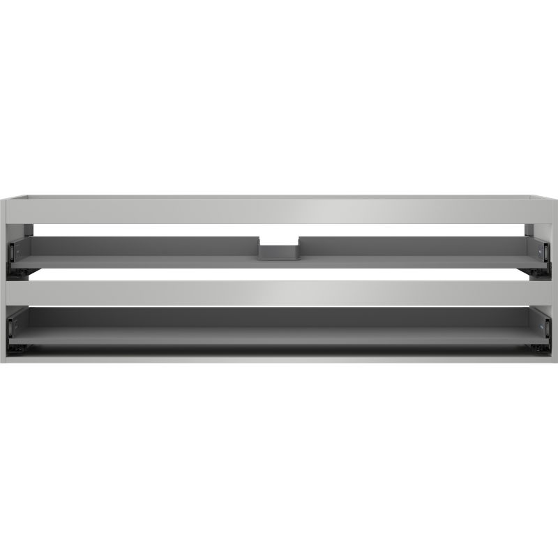 Mexen Box-A cabinet body for washbasin 160 cm, 2 drawers, grey matte - 91AX0-1600-470-2-62
