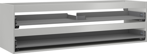 Mexen Box-A cabinet sink base 160 cm, 2 drawers, matte gray - 91AX0-1600-470-2-62